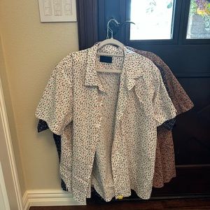 David Donahue Short Sleeve button-up